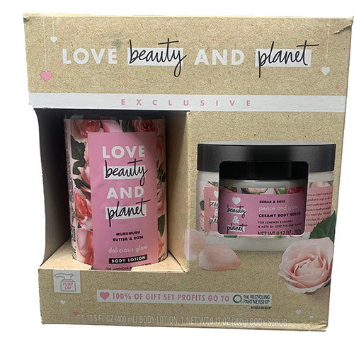 LOVE/BTY/PLANET BATH/BODY 2PC SET
