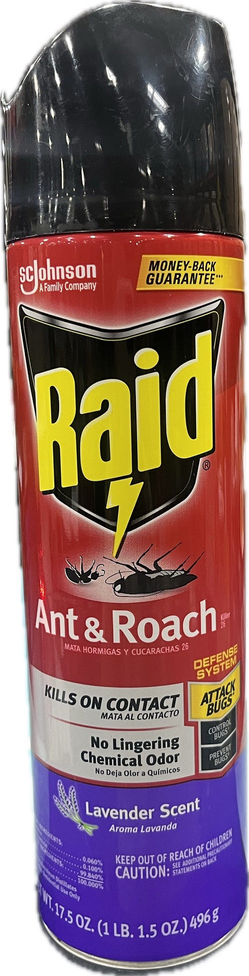 SP RAID ANT & ROACH KLLR 17.5oz-LAVENDER