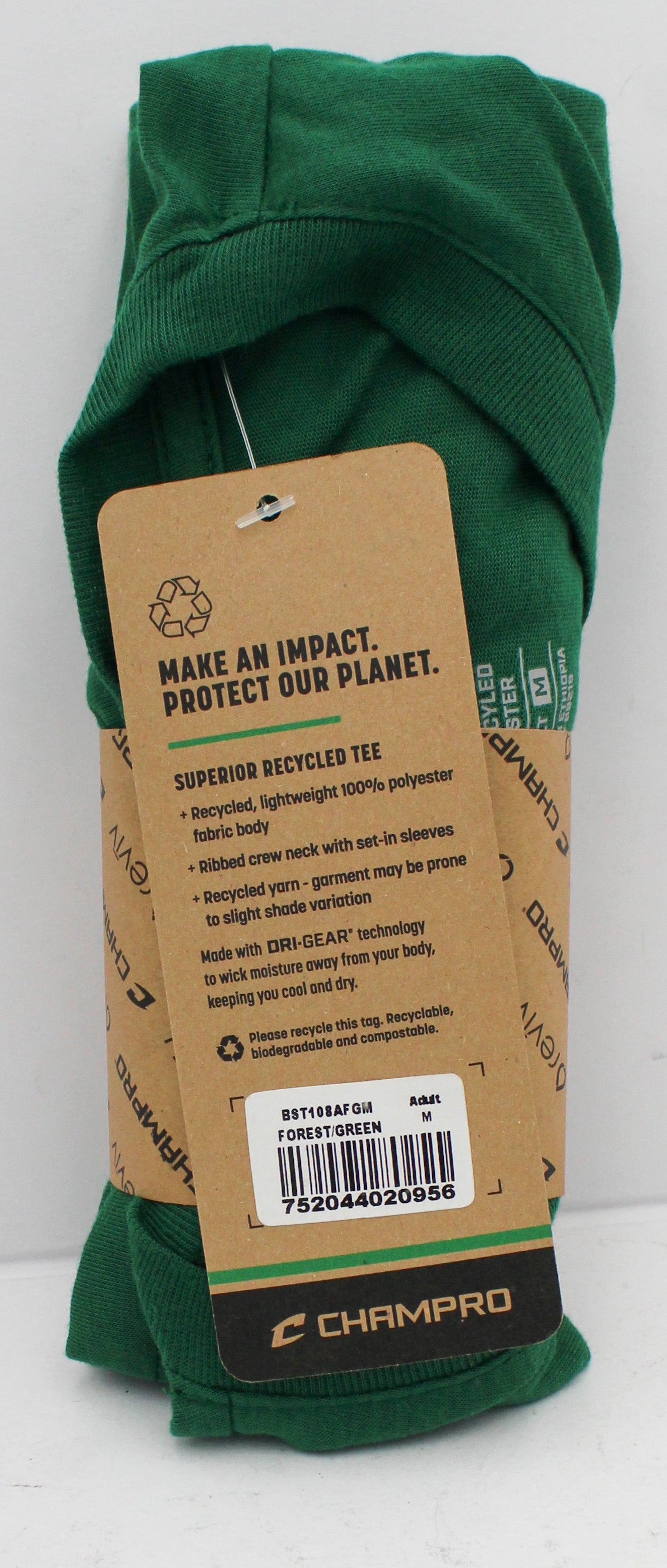 T-SHIRT - ADULT - FOREST GREEN - M