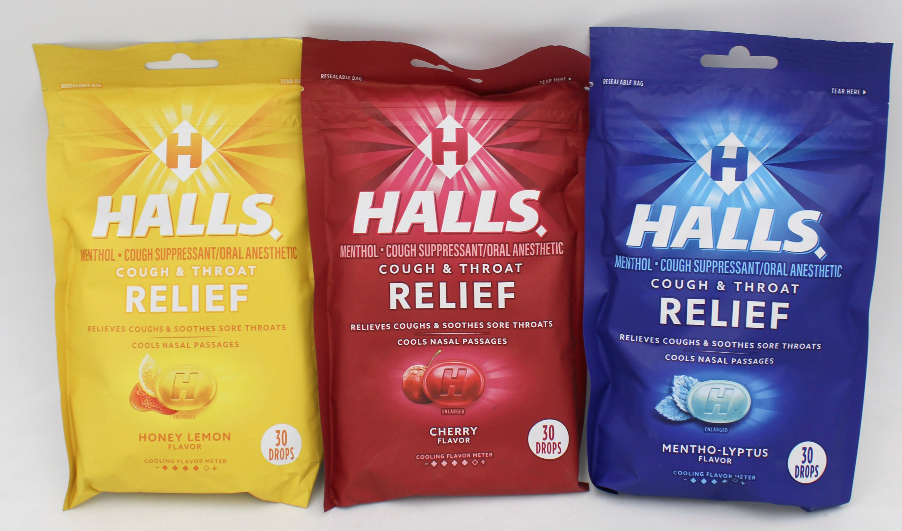 HALLS 30 PC MIX FLOOR STAND EXP 4/6/26