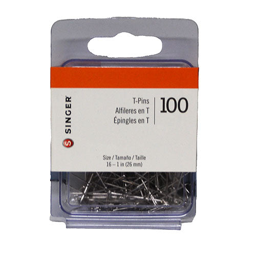 SINGER 100CT T-PINS SIZE 26MM