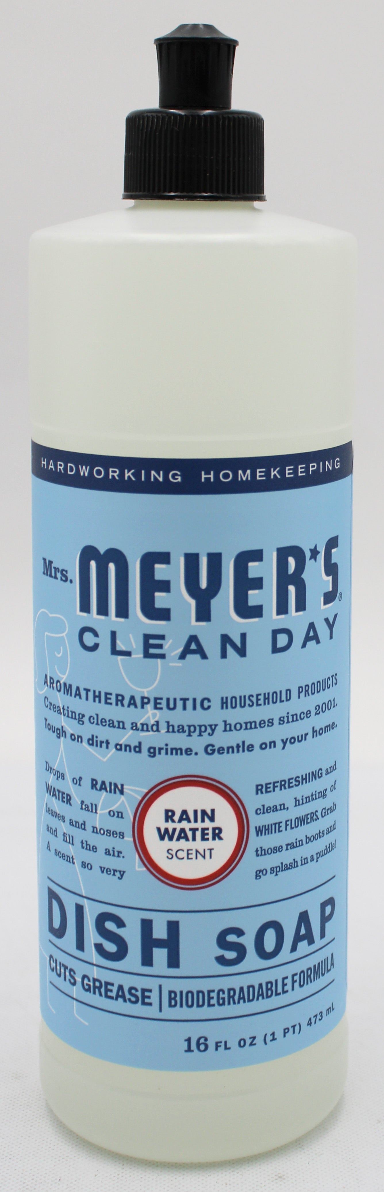 MRS MEYERS DISH SOAP RAIN WATER 16oz US