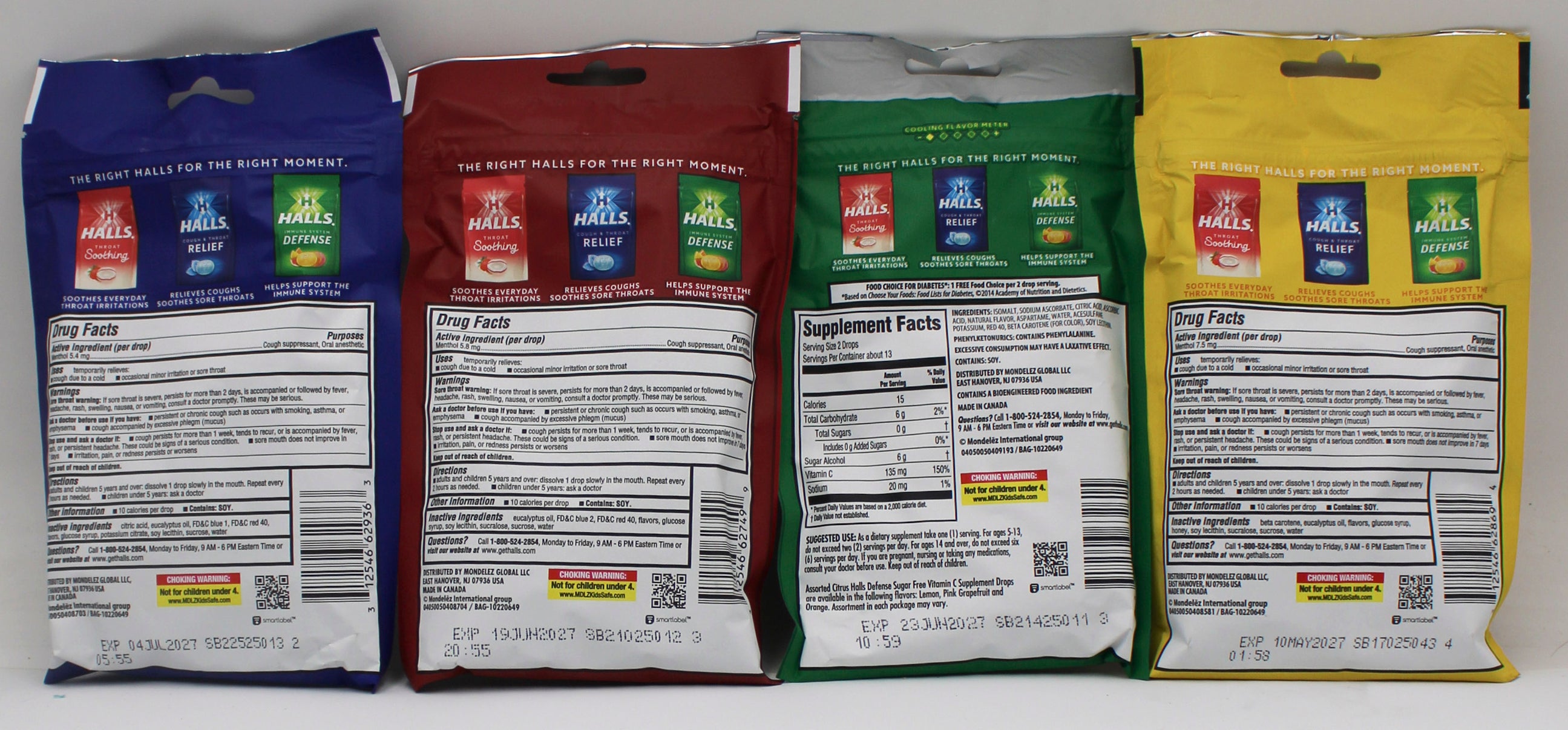 HALLS BASE/DEF CLIP STRIP 48CT  BB 5/10/27