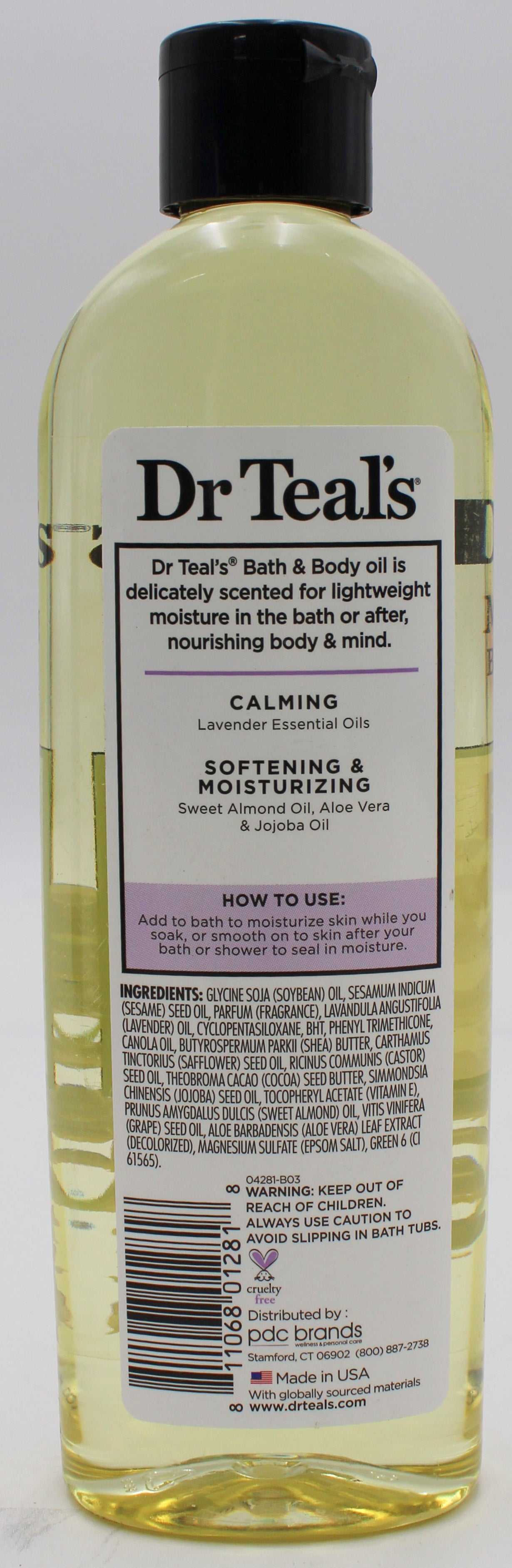 SP DR TEAL'S MOISTURIZING BATH & BODY OIL 8.8oz LAVENDER NI