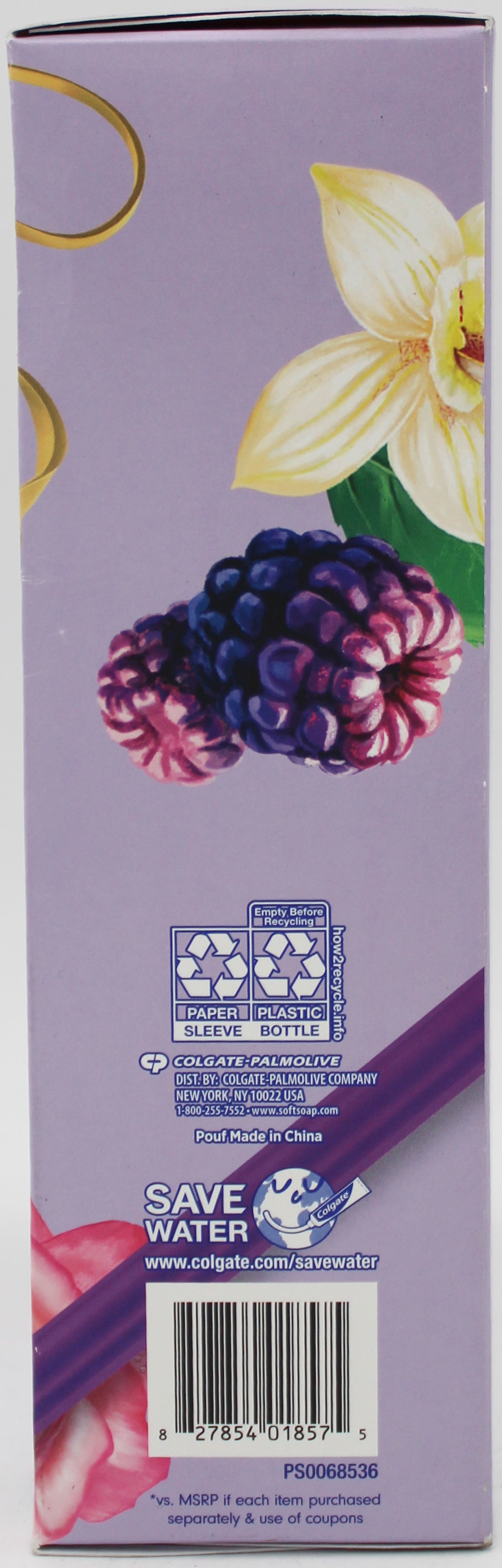 SOFTSOAP BODY WASH EXFOLIATING GIFT SET 2pc W/ LOOFAH NI