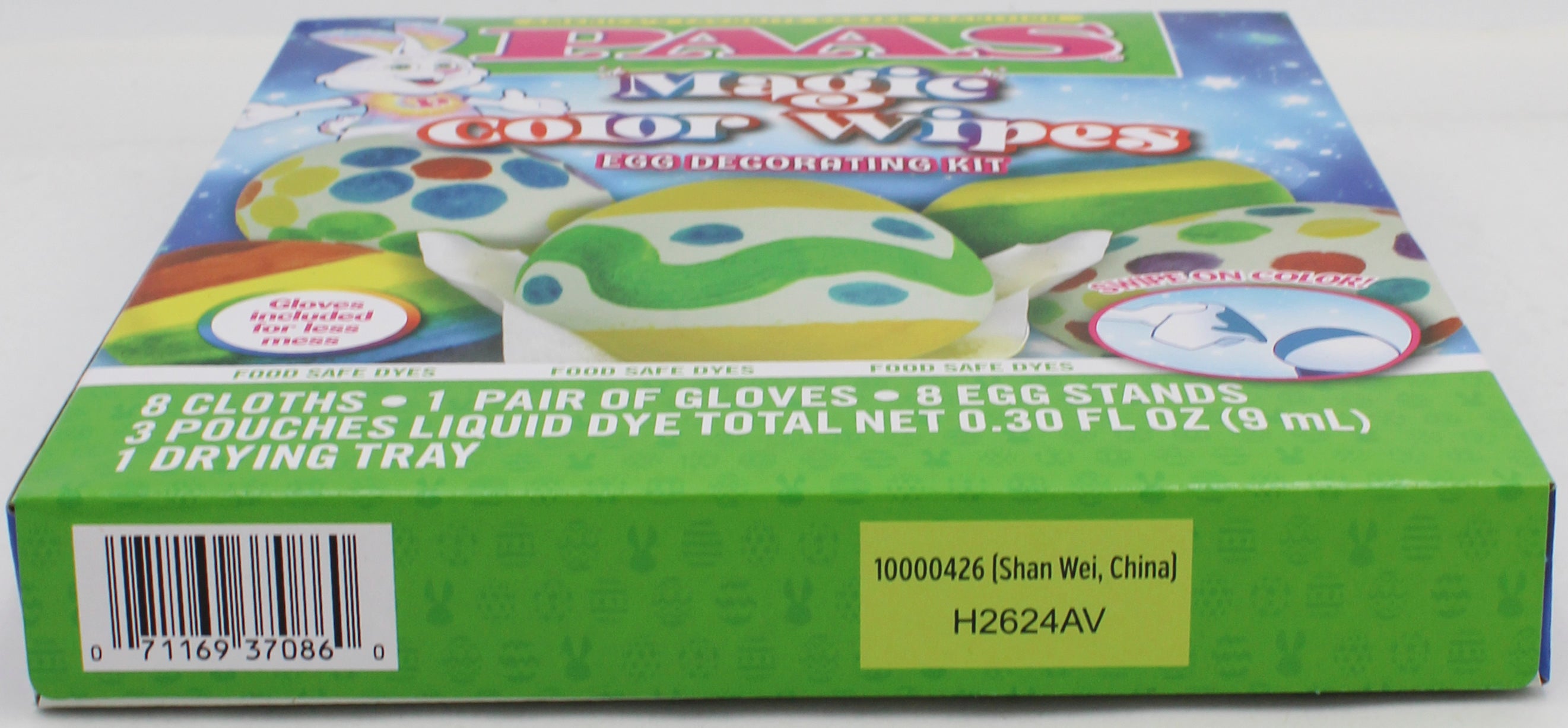 PAAS MAGIC COLOR WIPES EGG DECORATING KIT SHELF TRAY
