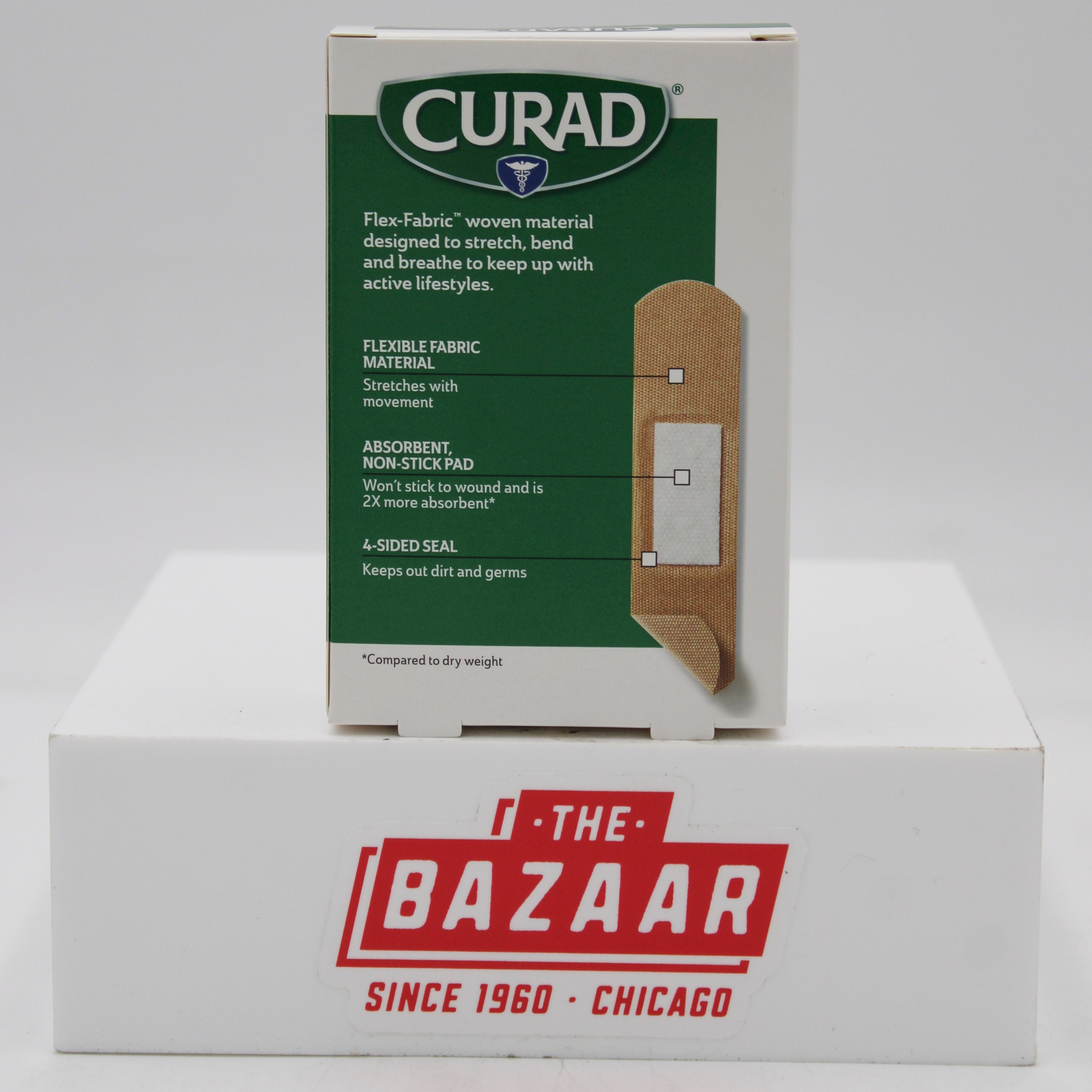 CURAD FLEX-FABRIC BANDAGES 3/4" 30ct NI