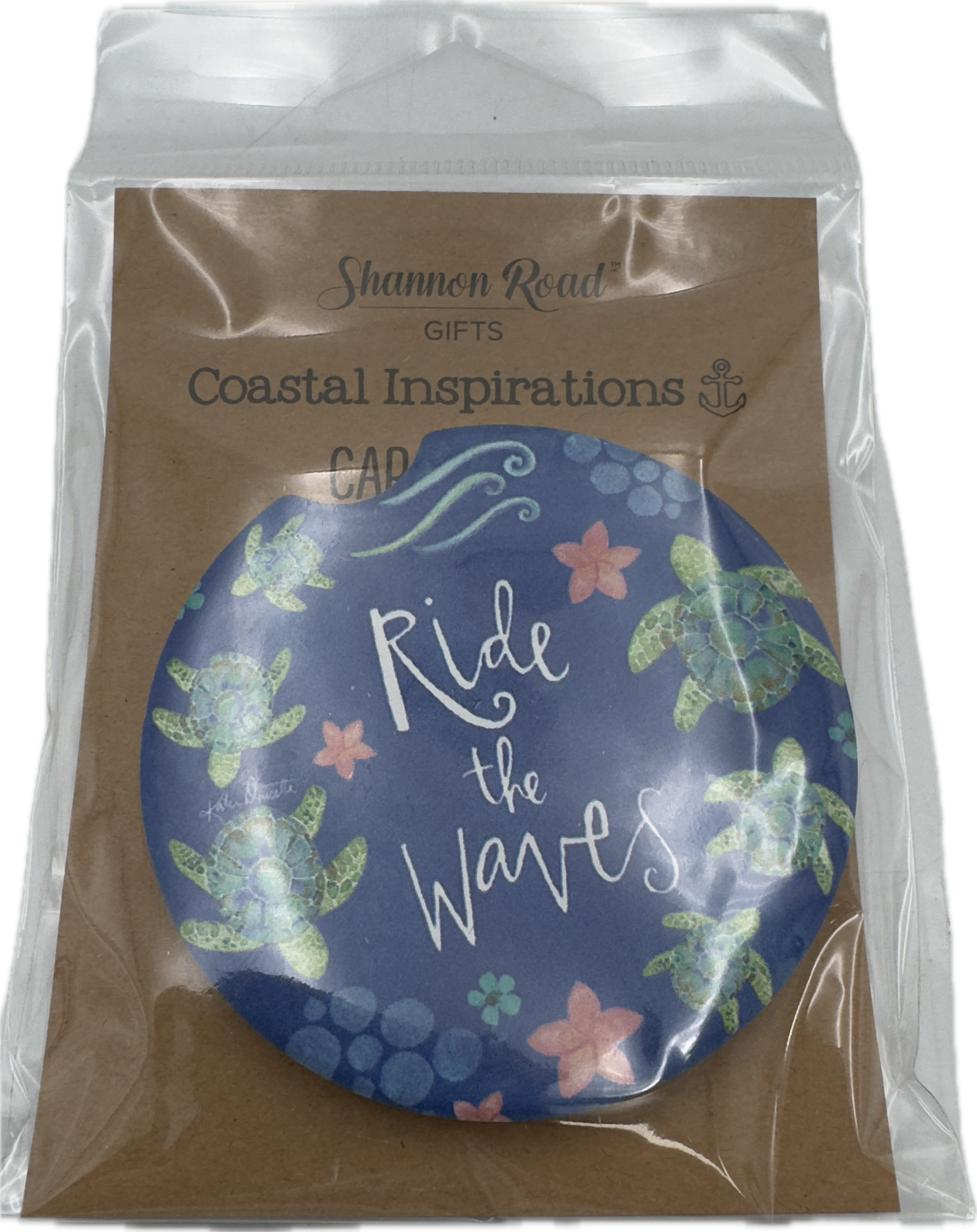 Ride the Waves Car Coaster 2-Pack Absorbent Automotive