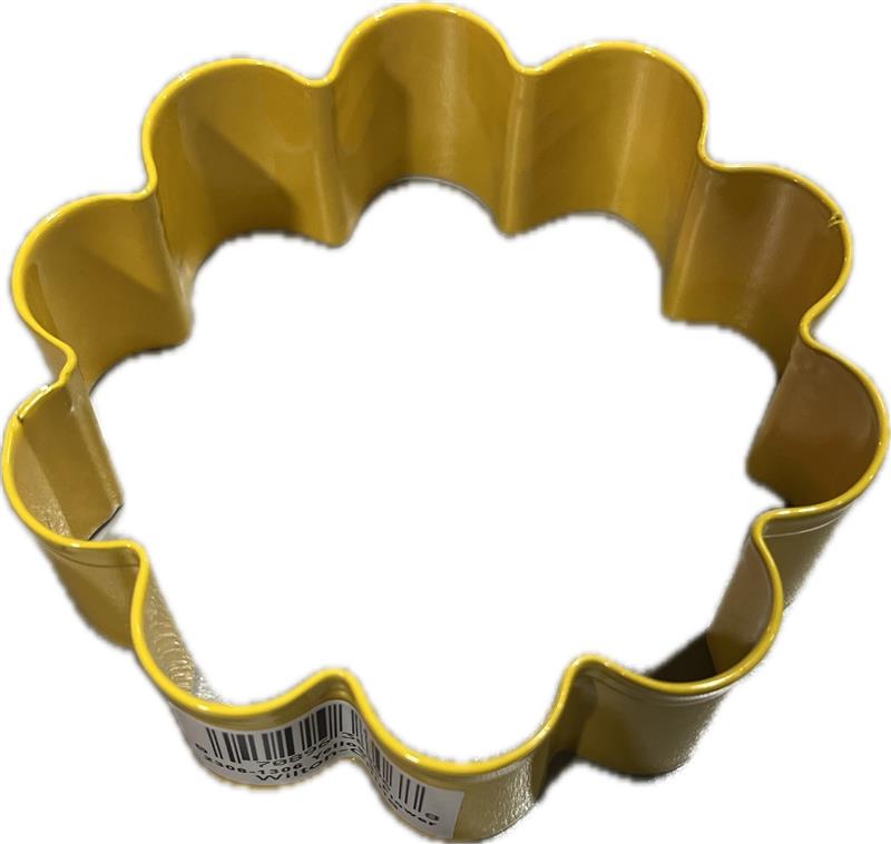 SP WILT METAL YELLOW FLOWER COOKIE CUTTER 1CT