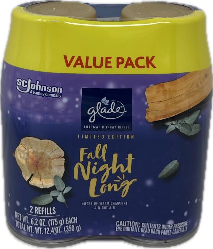 SP GLADE AUTO 2PK REFILLS FALL NIGHT LONG 12.4oz