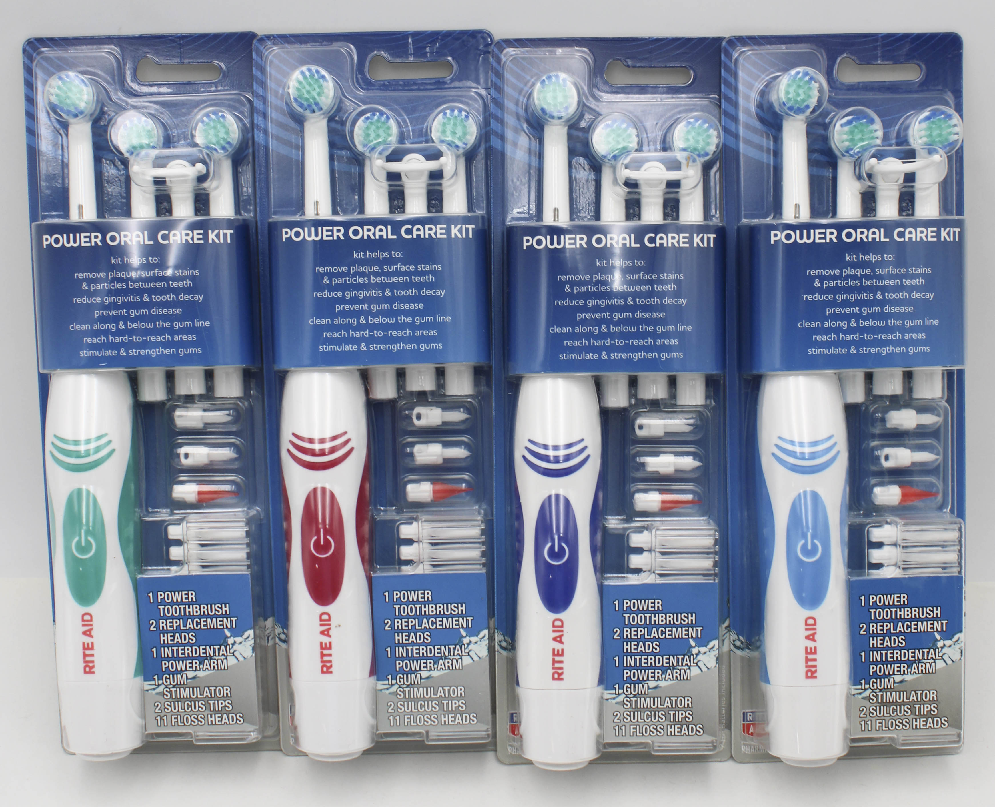 RITE AID POWER TOOTHBRUSH AND ORAL CARE KIT