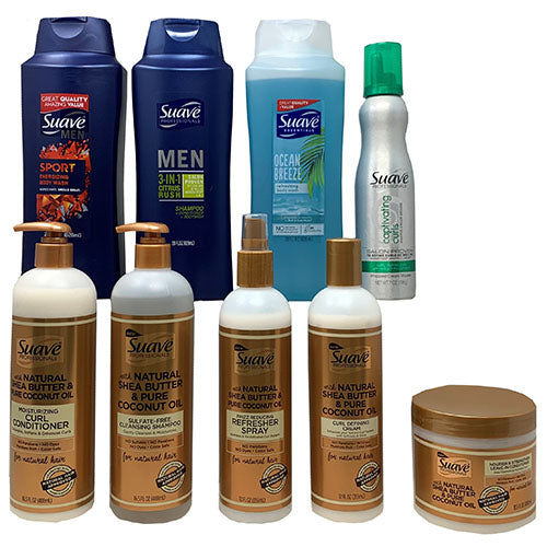SUAVE MEN/WOMN HAIR/BODY CARE-DSPLY