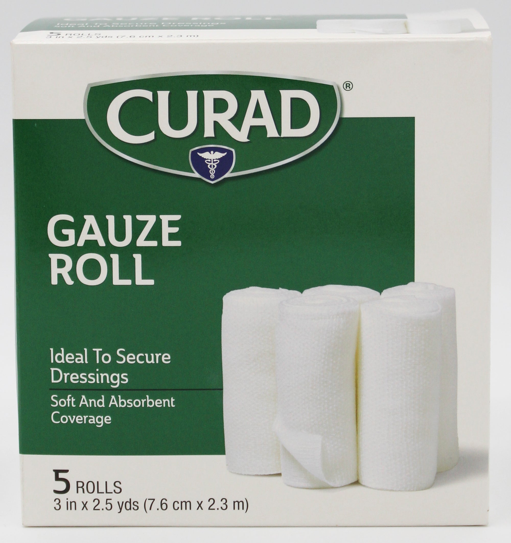 CURAD ROLLED GAUZE 3"X 90" 5ct NI