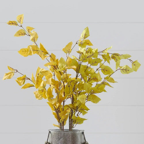 GREEN/YELLOW HARVEST LEAF PICK 2pc SET 34"L