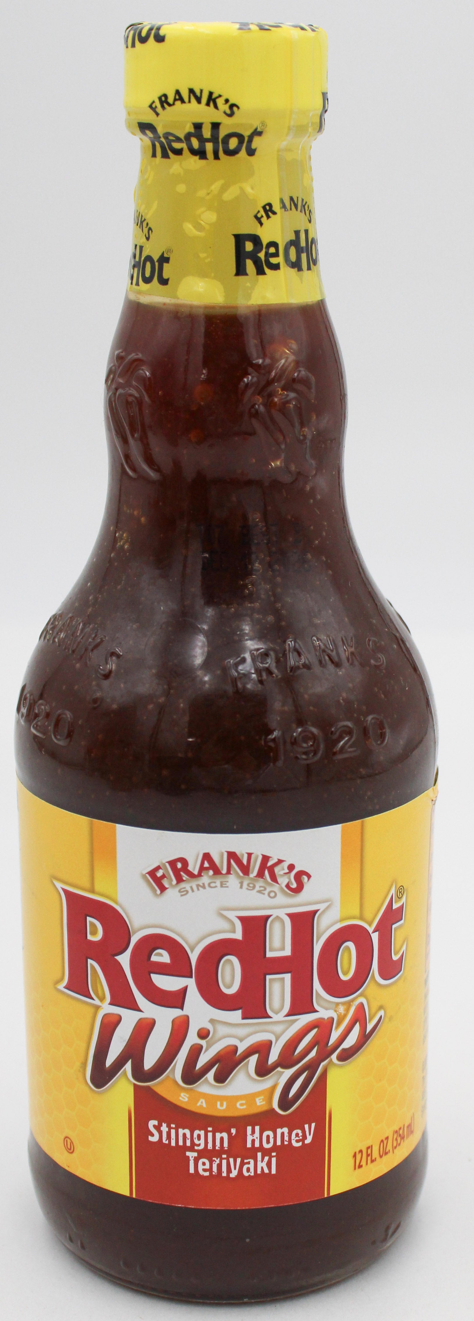 FRANKS REDHOT STINGIN HONEY TERIYAKI WING SAUCE 12 FL Oz BB 12/12/26