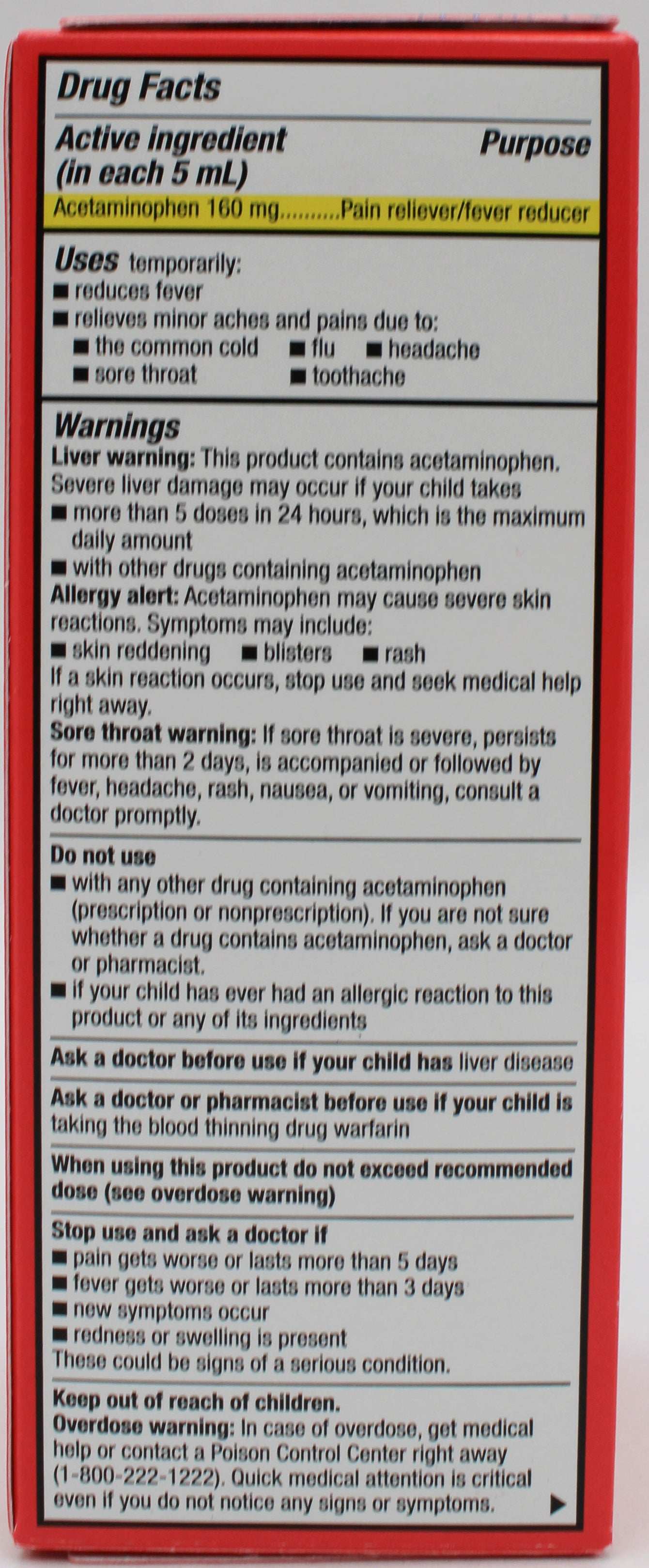 RITE AID CHILDREN'S FEVER REDUCER & PAIN RELIEVER GRAPE 4oz EXP 1/31/2027 COMPARES TO Motrin