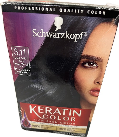 SP SCHWARZKOPF HAIR COLOR 3.11 DEEP DARK BLUE COLOR