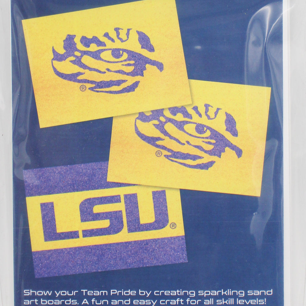 NCAA LSU TIGERS SAND ART CRAFT KIT