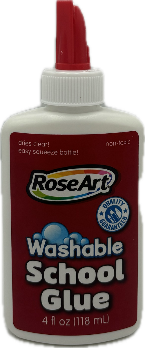 ROSEART WASH SCHOOL GLUE 4oz