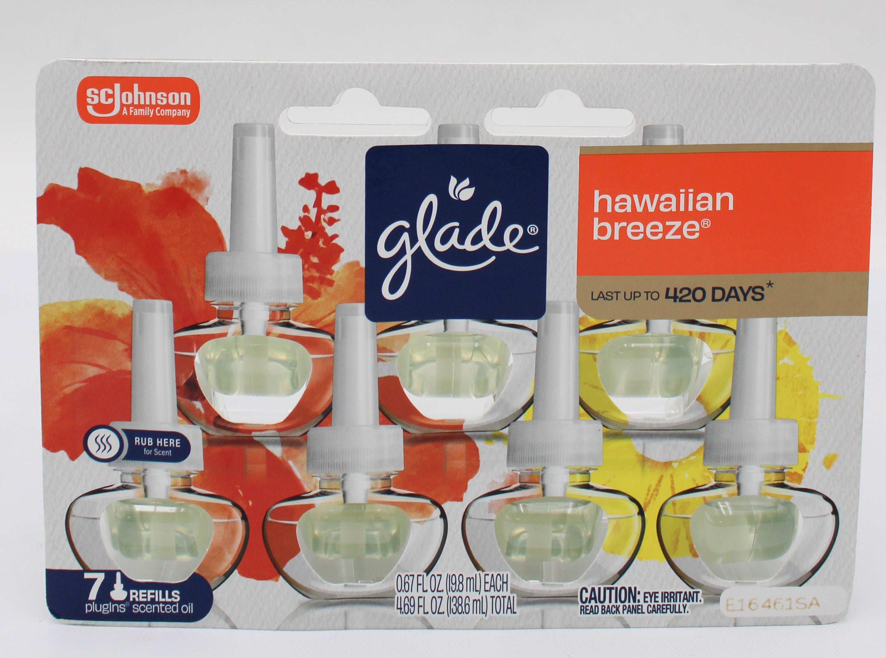 SP GLADE PLUGINS SCENTED OIL HAWAIIAN BREEZE 7ct 0.67oz