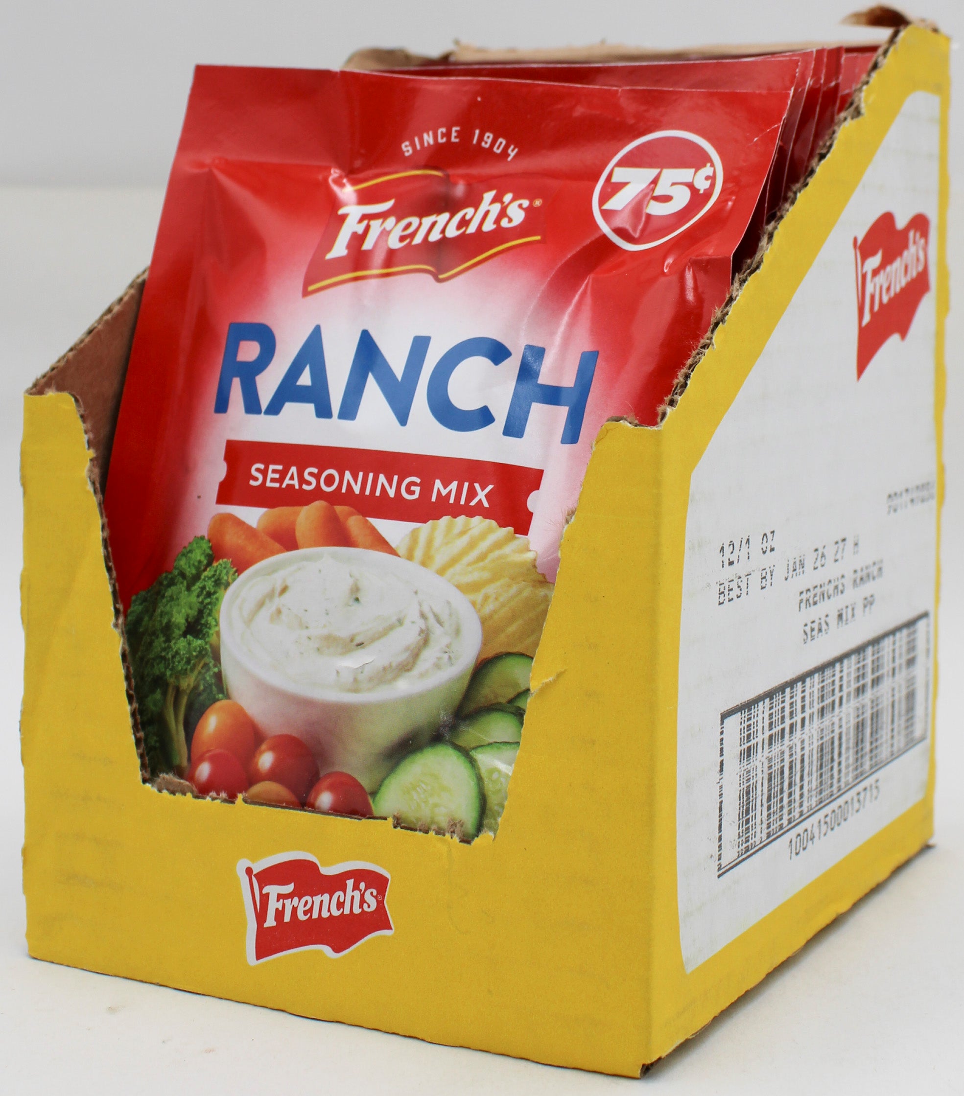 FRENCH'S RANCH SEASONING MIX 1 Oz BB 1/26/2027