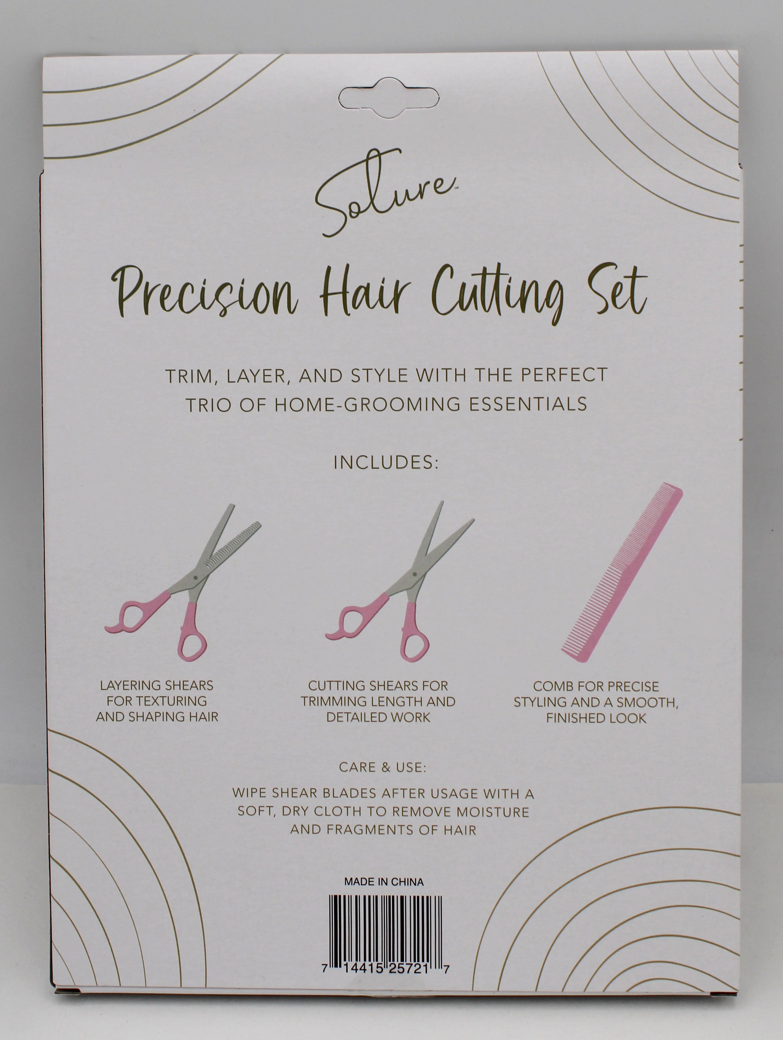 3PC HAIR CUTTING SET NI