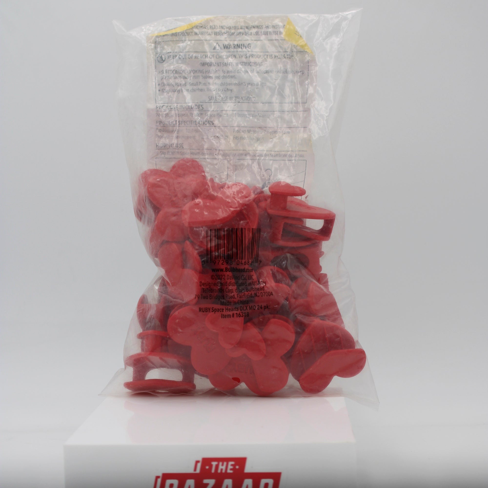 SP BULBHEAD RUBY SPACE HEARTS BAGVALUE 24PACK RED NI