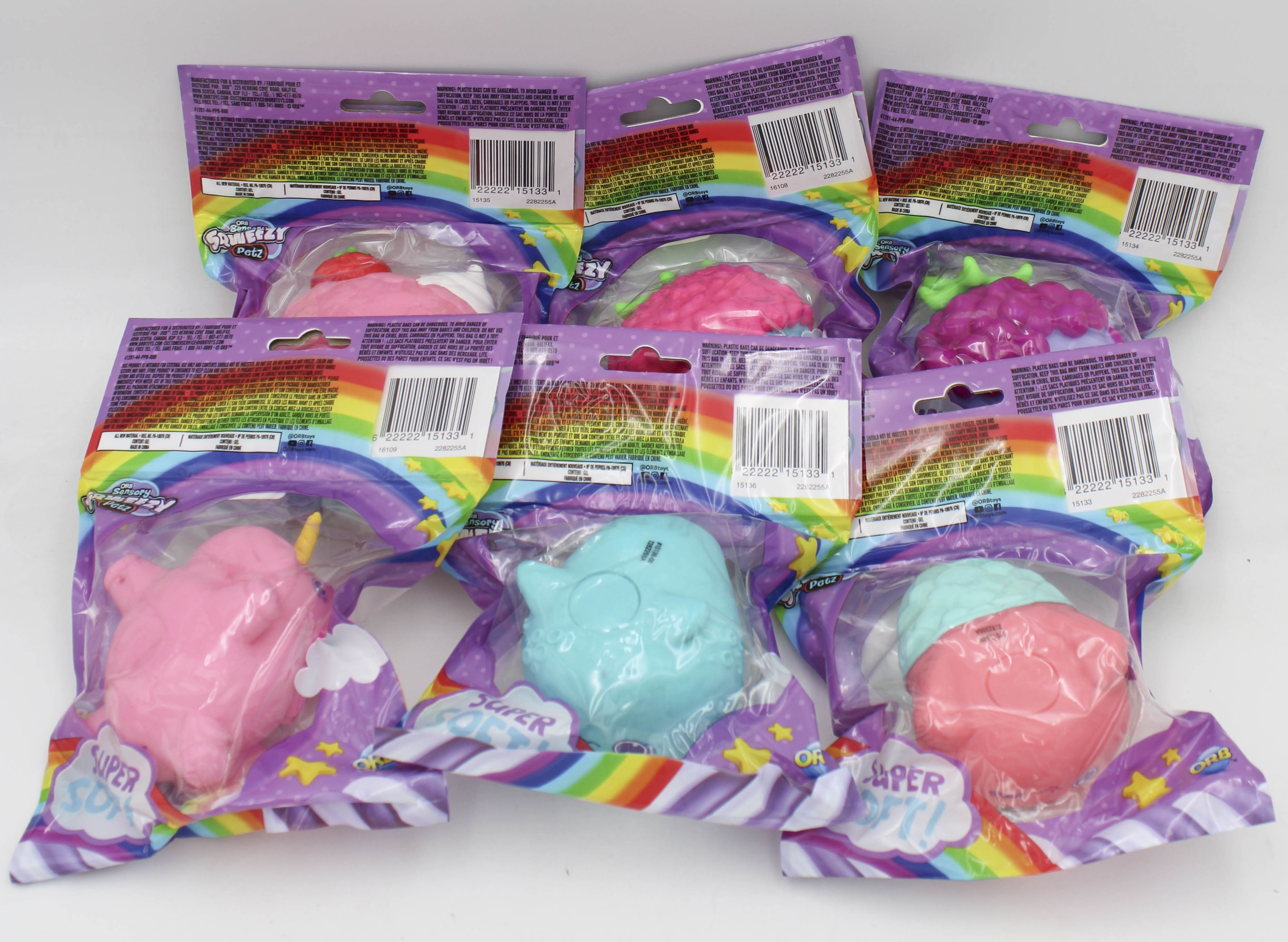 ORB™ SENSORY SQWEEZY PETZ