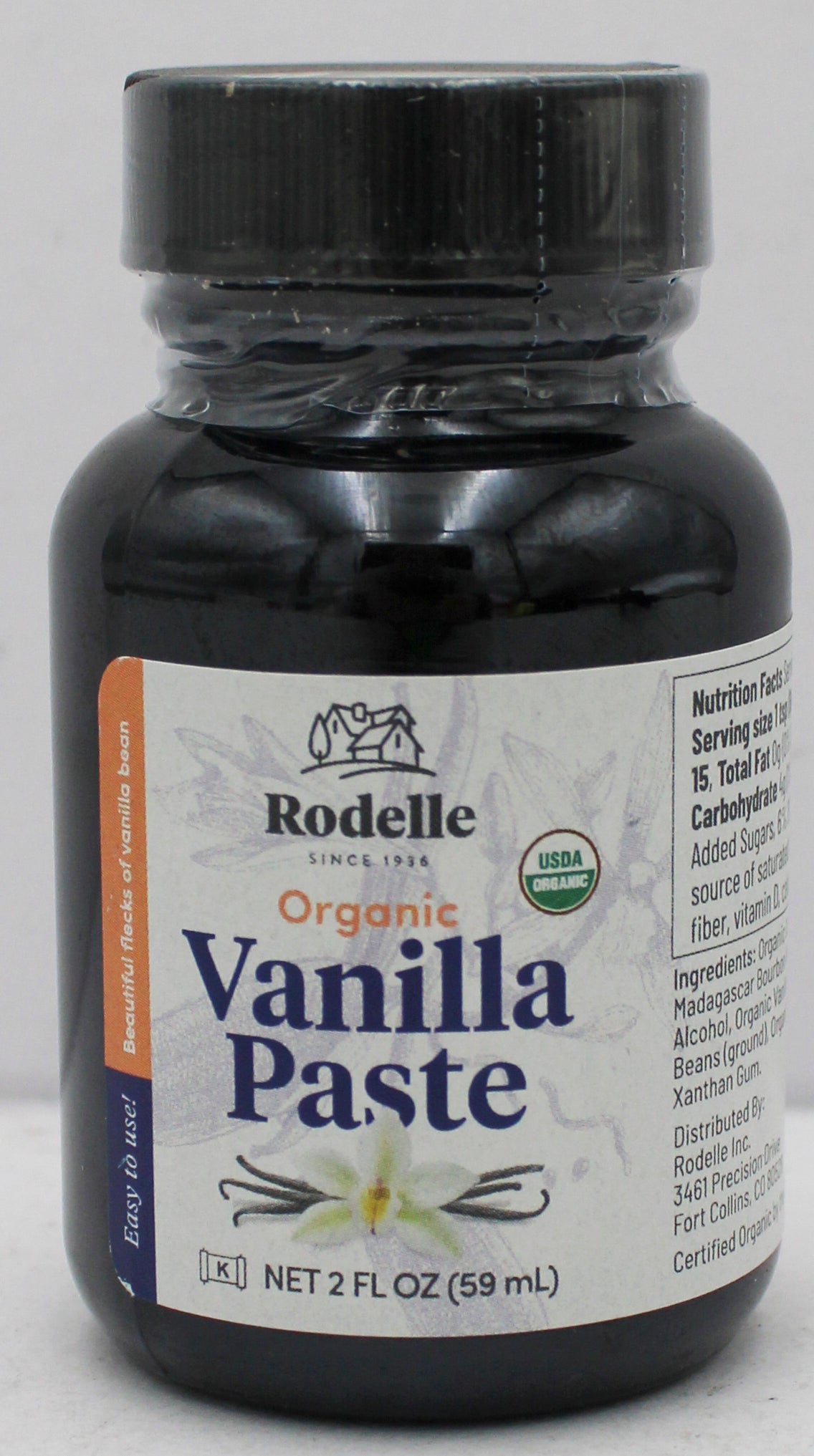 MADAGASCAR BEAN ORGANIC VANILLA PASTE 2 Oz BB 2/17/27