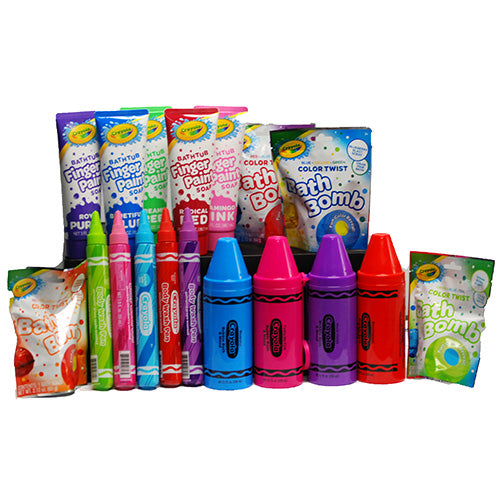 CRAYOLA ASSORTED STOCKING STUFFERS FLOORSTAND 188PCS