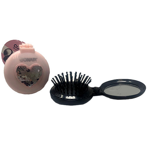 Pop Up Brush with Mirror, 2 Styles, Wholesale Beauty