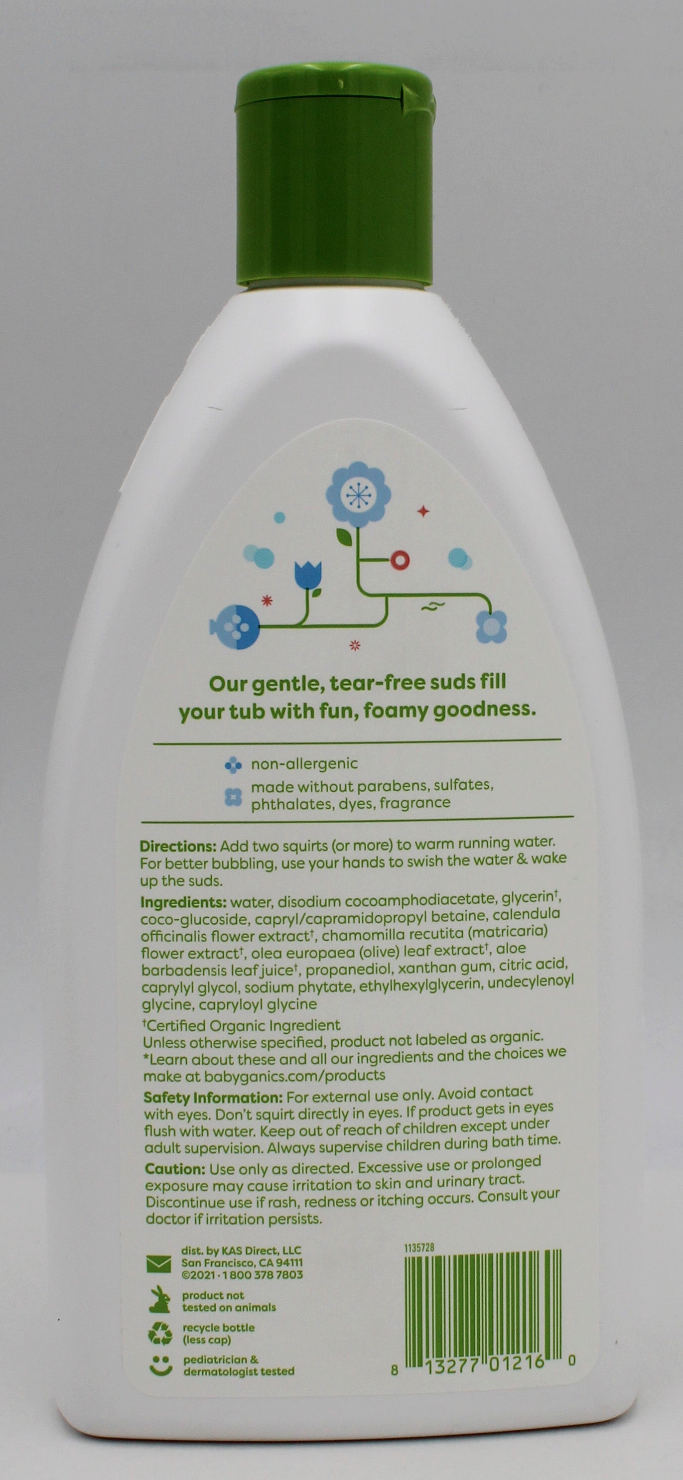 BABYGANICS 20oz Bubble Bath