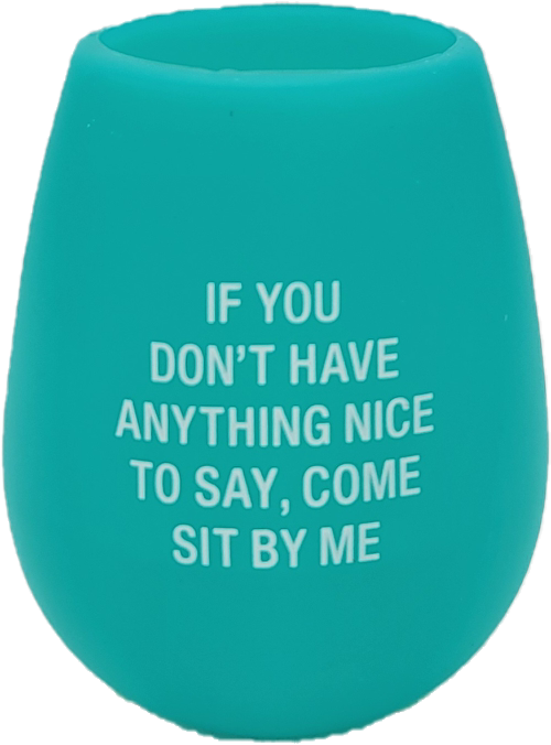 SIT BY ME SILICONE WINE CUP 12.5oz