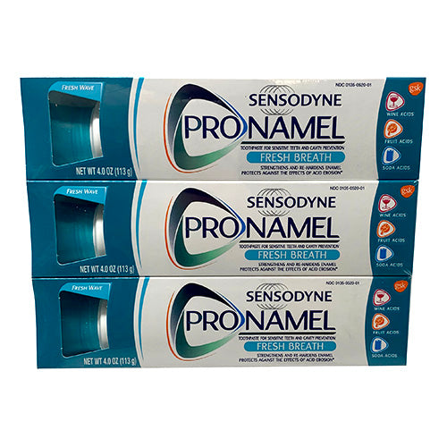 Sensodyne Pronamel Toothpaste 4oz, 3-Pack