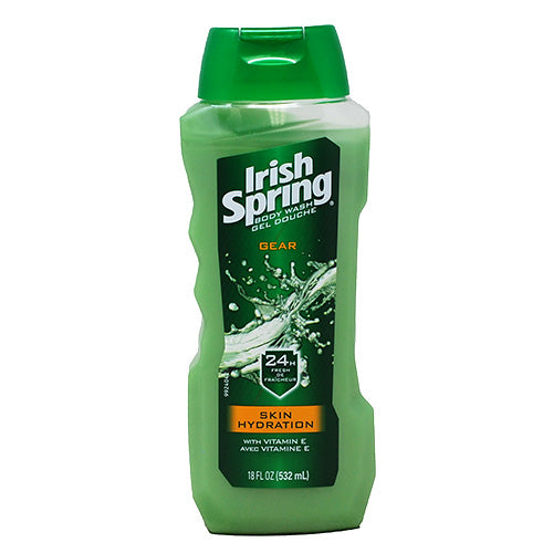 IRISH SPRING  BODYWASH 18oz-GEAR W/VIT.E NI