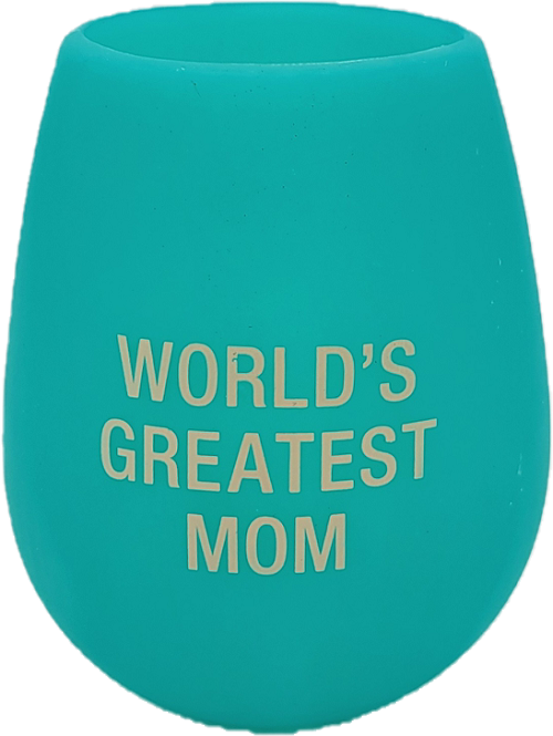 GREATEST MOM SILICONE WINE CUP 12.5oz