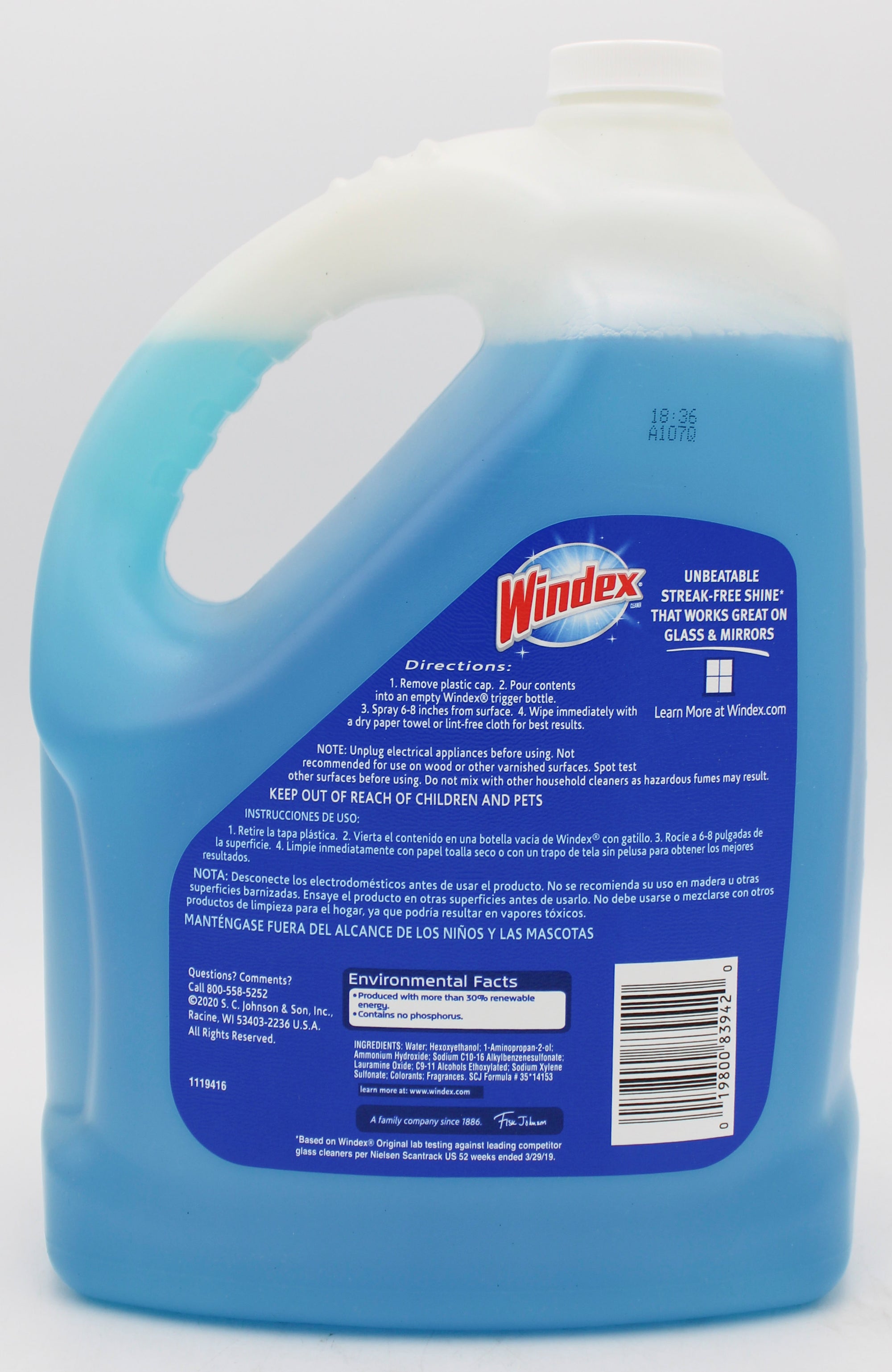 SP WINDEX GLASS CLNR 128oz RFLL-ORIGINAL