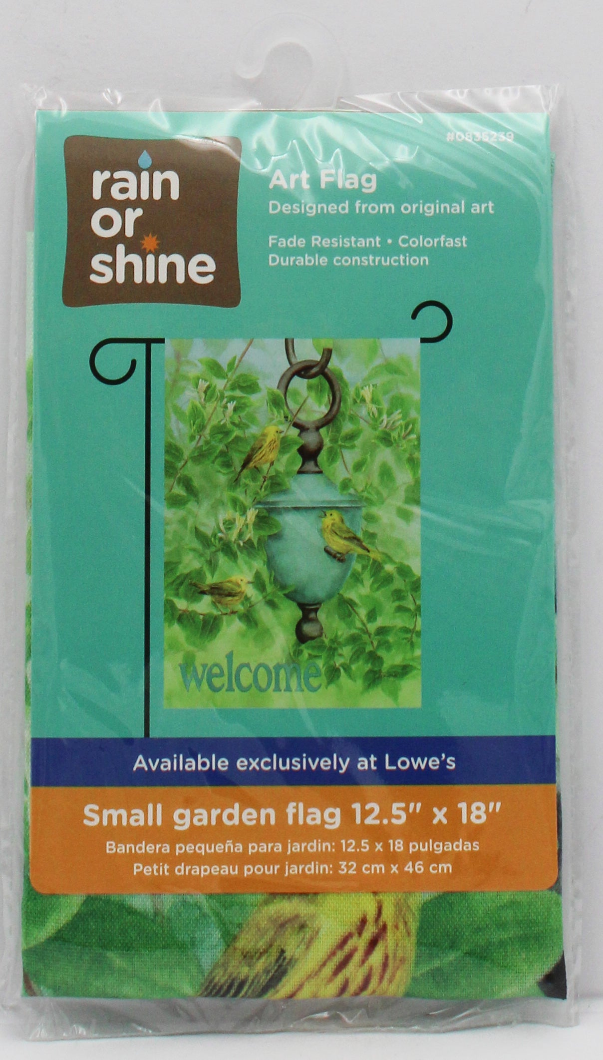 GARDEN FLAG - HONEYSUCKLE WARBLERS 12.5in X 18in