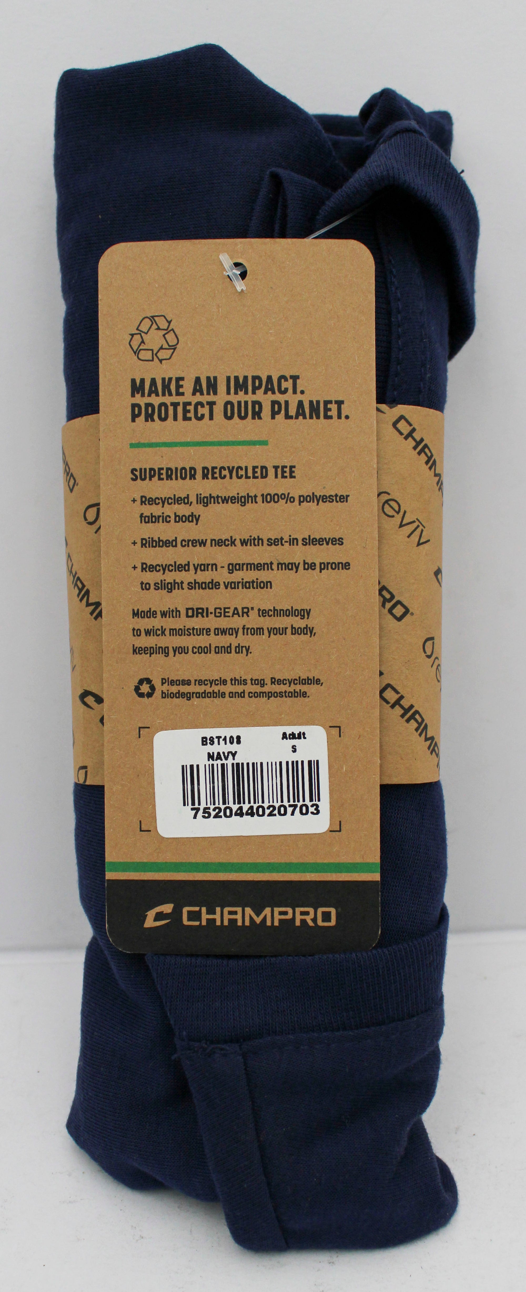 T-SHIRT - ADULT - NAVY - S