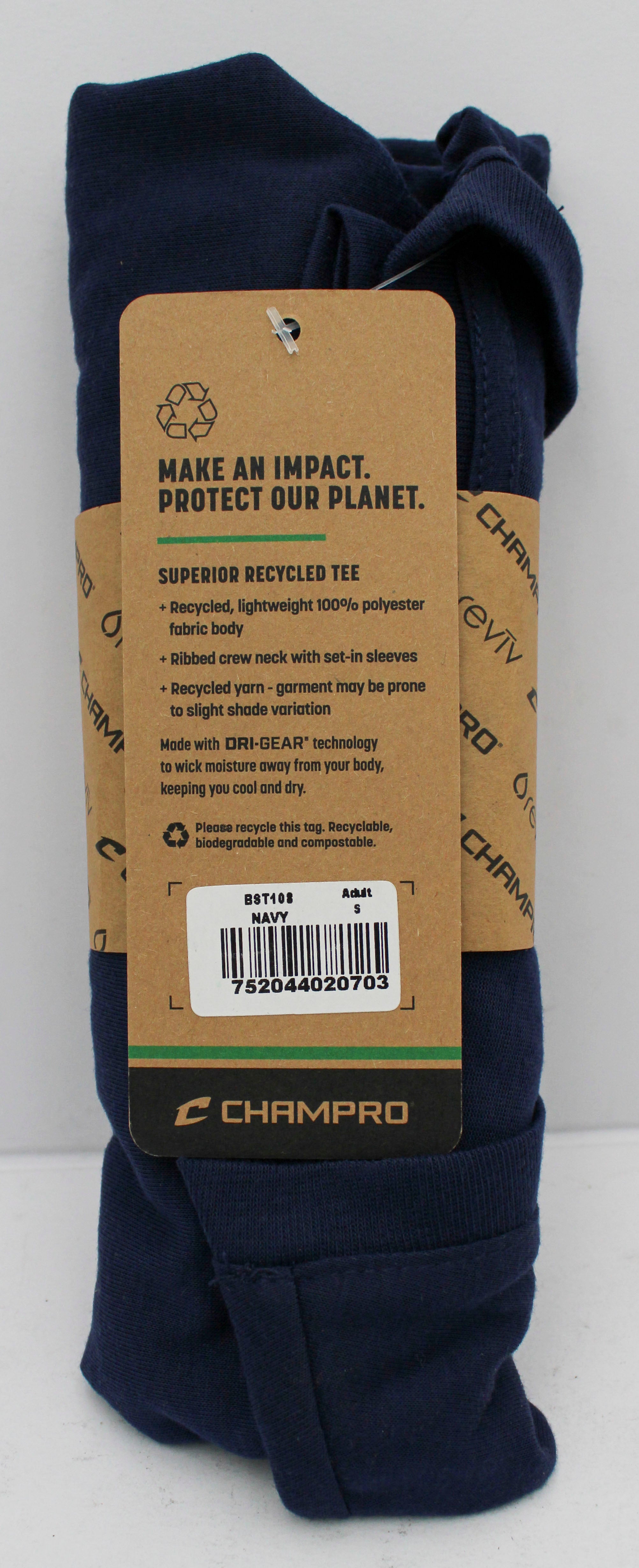 T-SHIRT - ADULT - NAVY - S