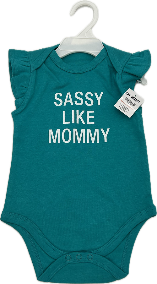 LIKE MOMMY ONESIE 3-6 MONTHS