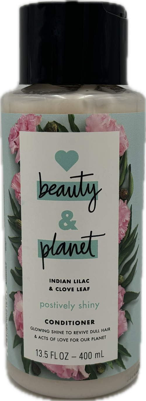 LOVE BEAUTY & PLANT CONDITIONER 13.5oz INDIAN LILAC&CLOVE LEAF POSTIVELY SHINY
