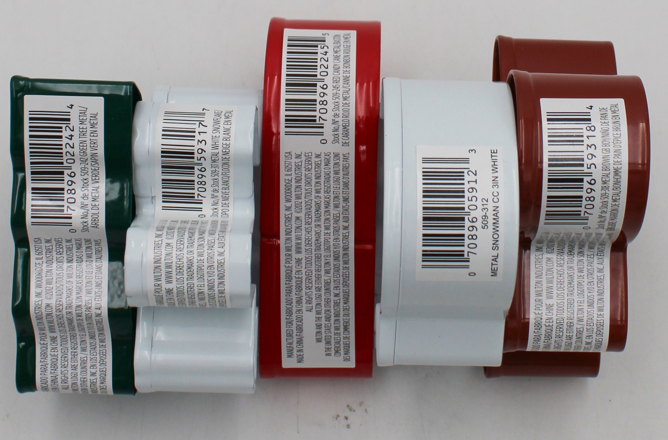 WILTON XMAS DISPLAY COOKIE CUTTERS