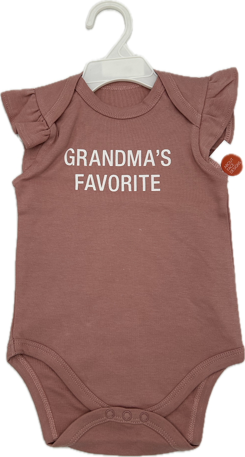 GRANDMA'S FAVE ONESIE 3-6 MONTHS