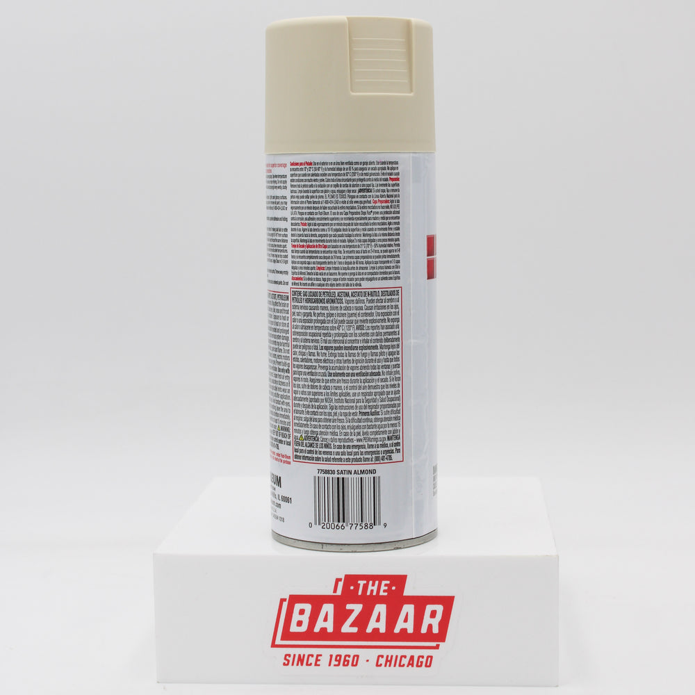 RUST-OLEUM STOPS RUST SPRAY PAINT 12 oz. SATIN ALMOND NI