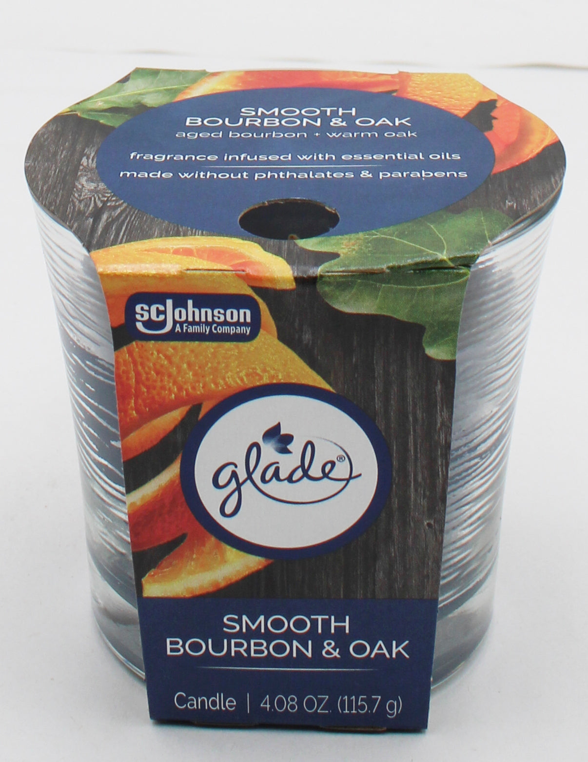 GLADE CANDLE SMOOTH BOURBON + OAK 4.08oz US