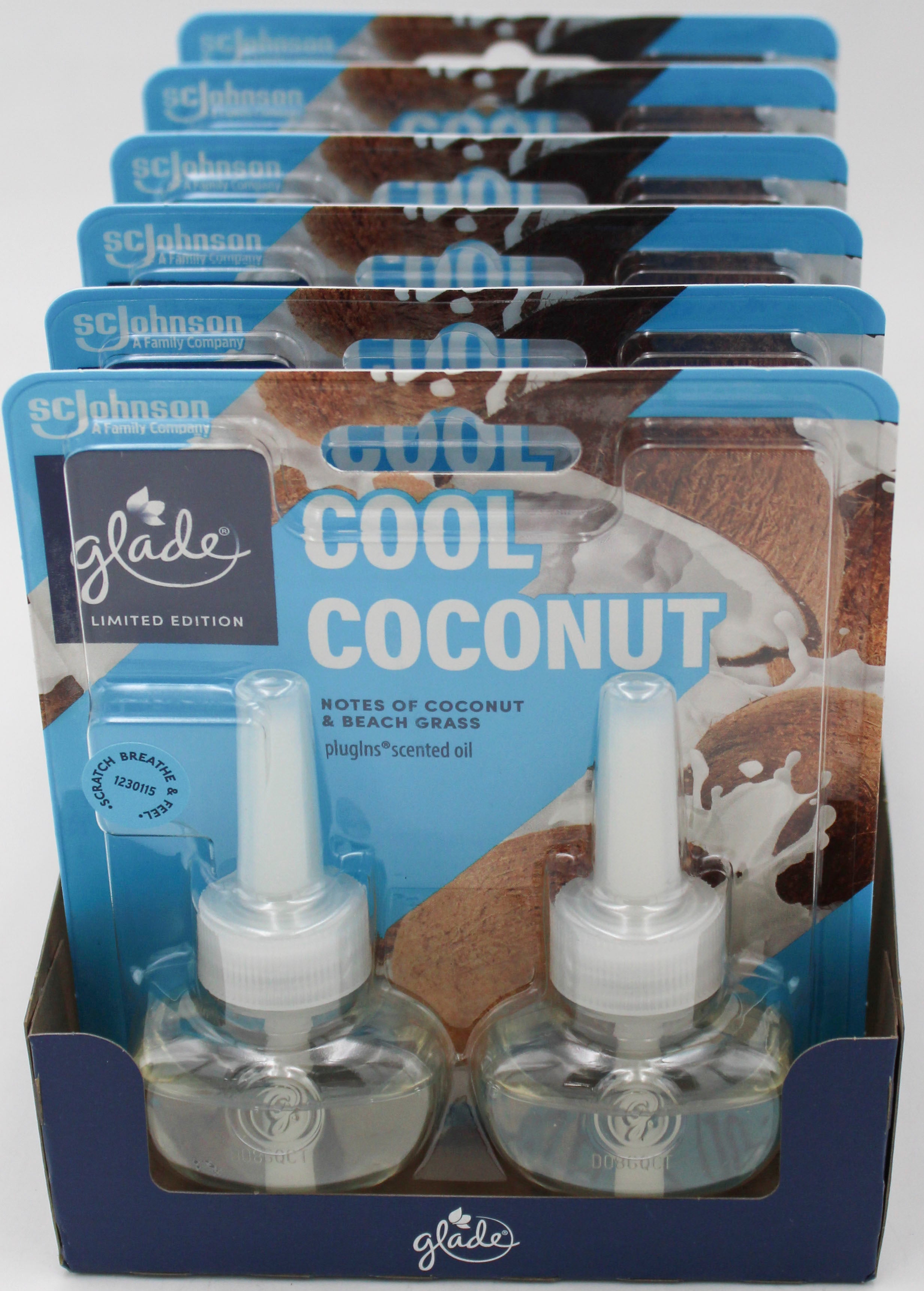 GLADE PLUGINS SCENTED OIL COOL COCONUT 2ct 0.67floz US