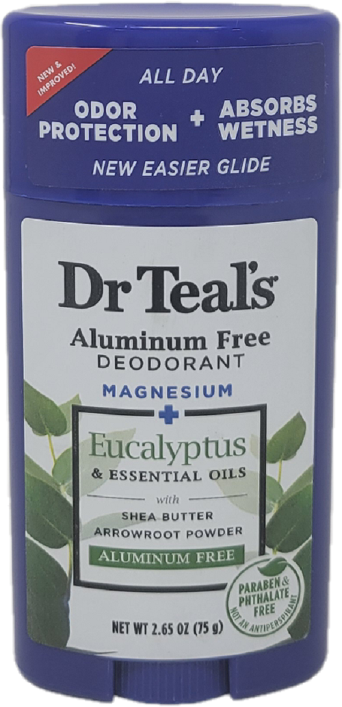 SP DR TEAL'S DEODORANT MAGNESIUM EUCALYPTUS & ESSENTIAL OILS 2.65oz
