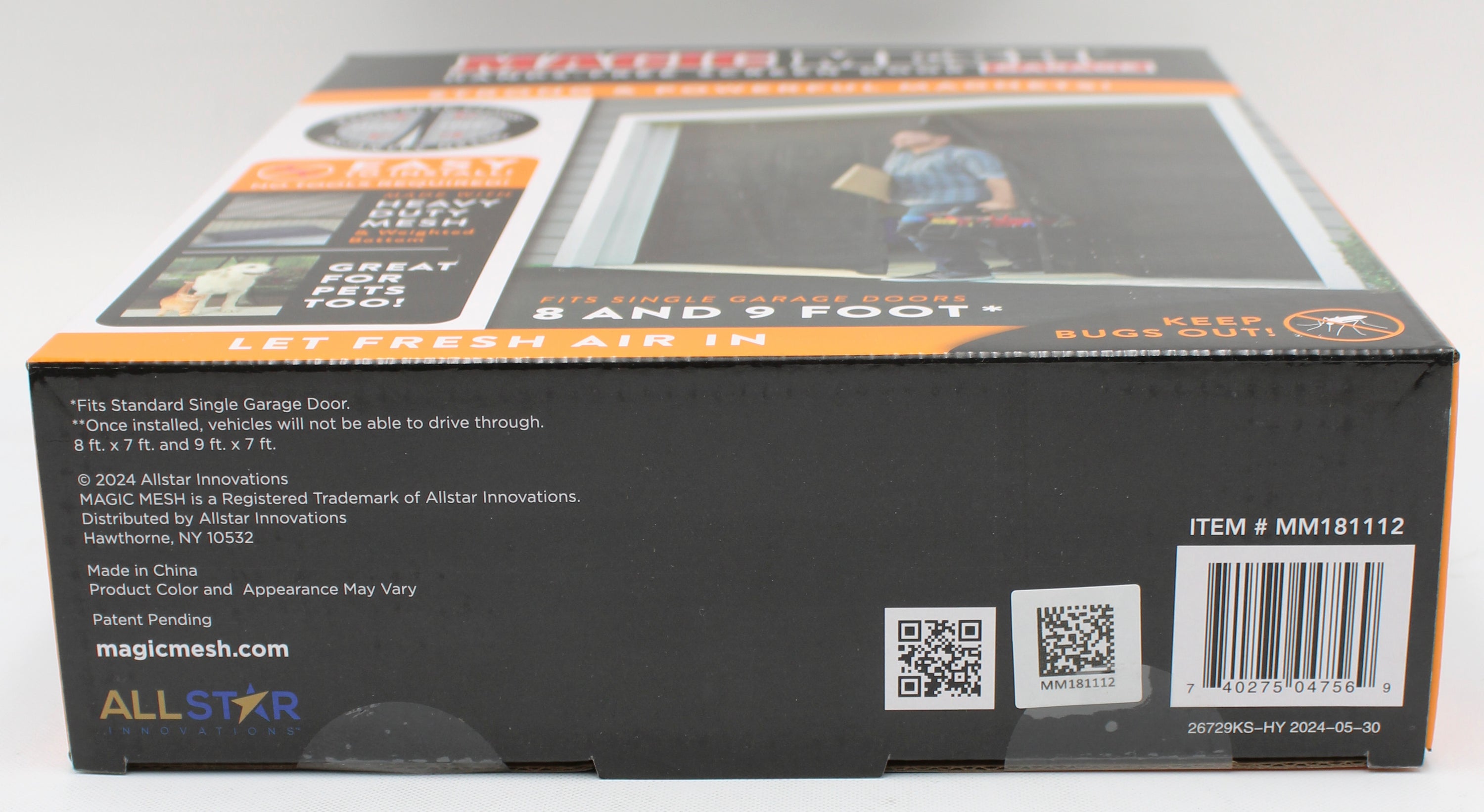 MAGIC MESH GARAGE DOOR HANDS FREE SCREEN NI