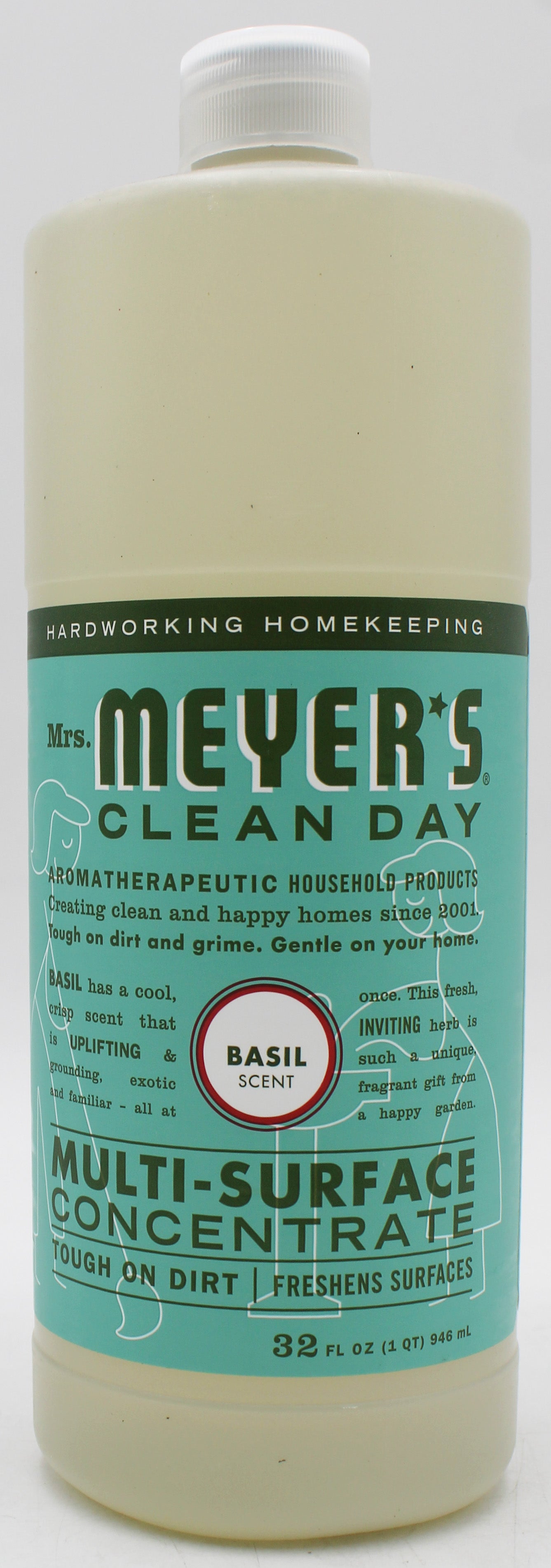 MRS MEYERS MULTI SURFACE CONCENTRATE BASIL 32floz US